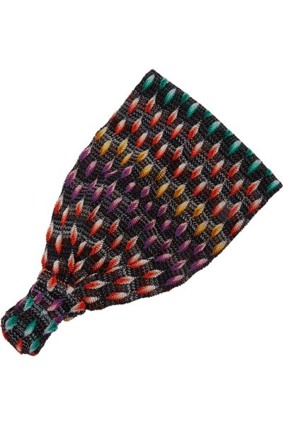 <a href="http://www.net-a-porter.com/au/en/product/503483" target="_blank">Crochet-knit headband, $141.42, Missoni</a>