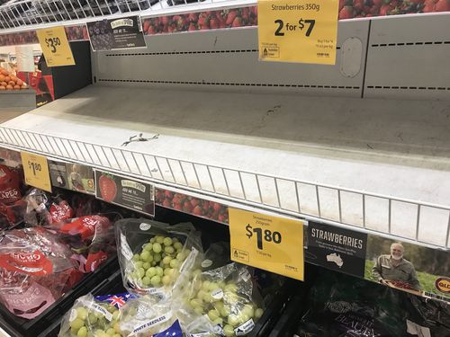 The fruit has now been pulled from shelves by supermarkets in Australia and New Zealand.