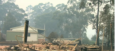 A fast-moving fire devastated the town of Lake Conjola. 