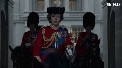 Olivia Coleman as Queen Elizabeth in the Season 4 teaser trailer of The Crown