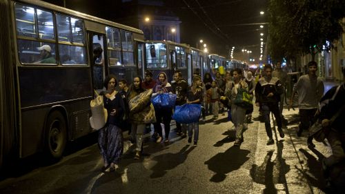 Austria and Germany have agreed to take in thousands of migrants who had been stranded in Hungary. (AAP)