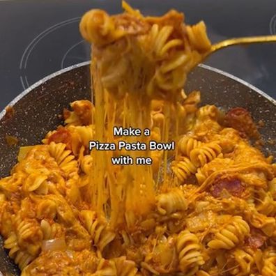 Pizza pasta bowl recipe