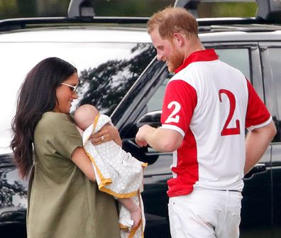 Meghan Harry Archie polo