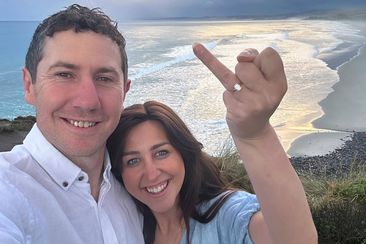 Michelle Prendiville and Marty Banks engaged