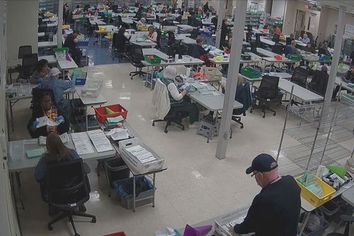 Livestreaming of  2024 US election ballot counting in Arizona