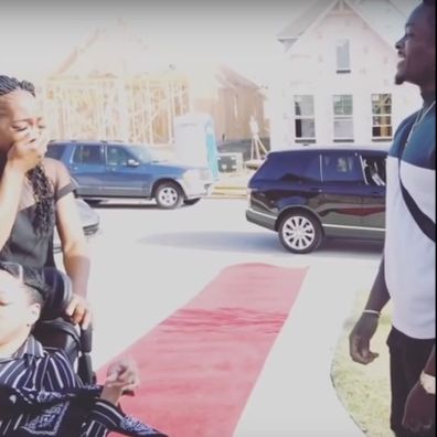 Marquise Goodwin Surprises His Mom and Sister with a New House