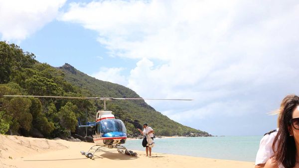 GBR Helicopters Cairns private island experience