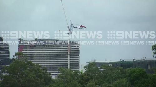 A helicopter has been called in to help find the missing man. (9NEWS)