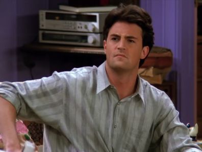 Matthew Perry as Chandler Bing from Friends.