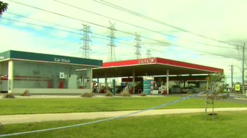 Mr Burnett was fatally stabbed at a service station in Kealba. (9NEWS)