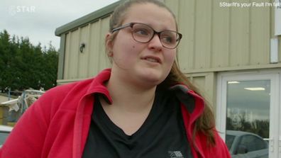 Obese teen blames mum for overfeeding her