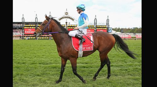 Admire Rakti after the Melbourne Cup (AAP).