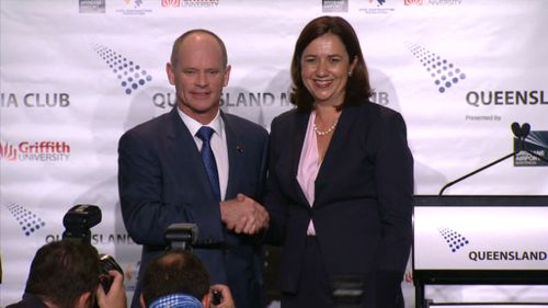 Queensland party leaders face off in final battle before tomorrow's election