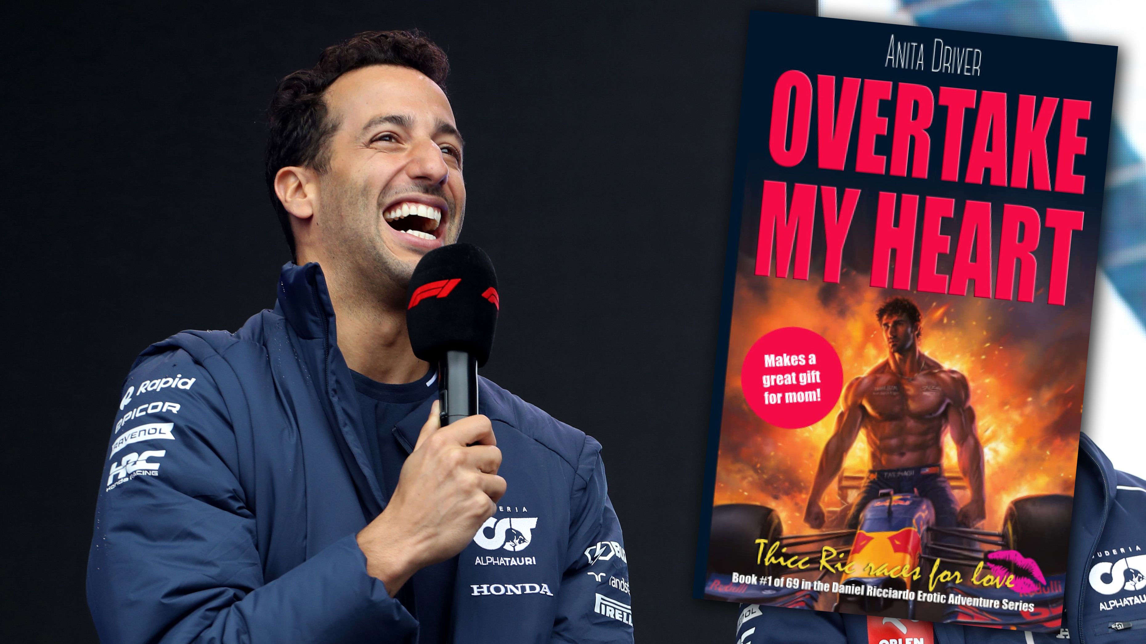 Daniel Ricciardo has become the subject of a Formula 1 fan fiction novel.