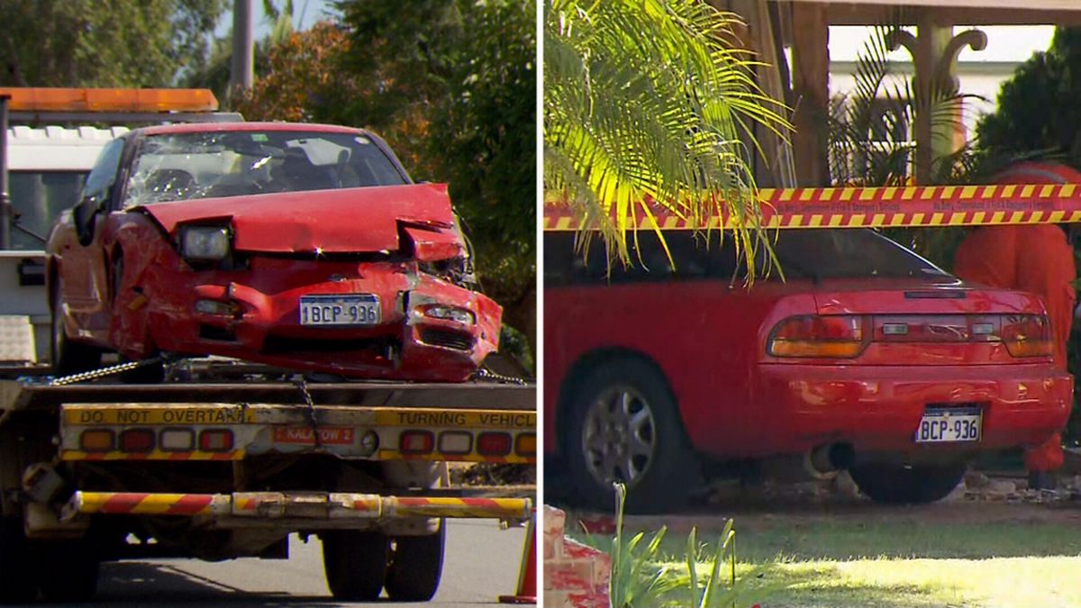 Western Australia News Kalamunda Widow Narrowly Escapes Terrifying Car Crash Into Home
