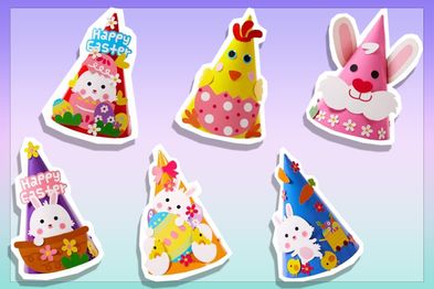9PR: Amosfun Easter Party Hats, 6 pack