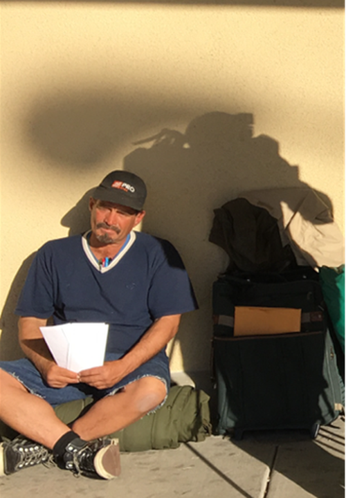 Homeless man lands a job after handing out resumes instead of asking for money