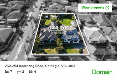 Domain Melbourne bungalows expensive houses double deal sale auction