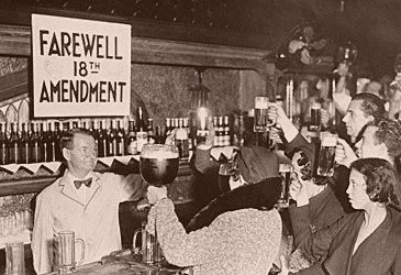 The Twenty-first Amendment to the US Constitution was ratified on December 5 in which year, repealing Prohibition?