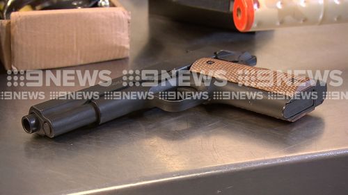 A BB gun that weighs the same as a handgun was among the 43,000 weapons seized by Australian Border Force last year.