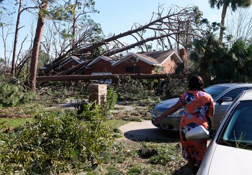 A Panhandle man was killed by a tree that toppled on a home, Gadsden County Sheriff's Office spokeswoman Anglie Hightower said. 