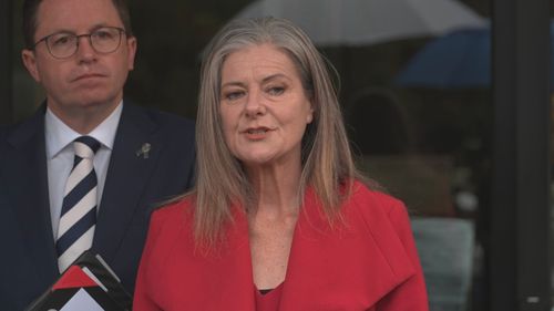 Victorian Police Minister ï»¿Anthony Carbines and Attorney-General Sonya Kilkenny.