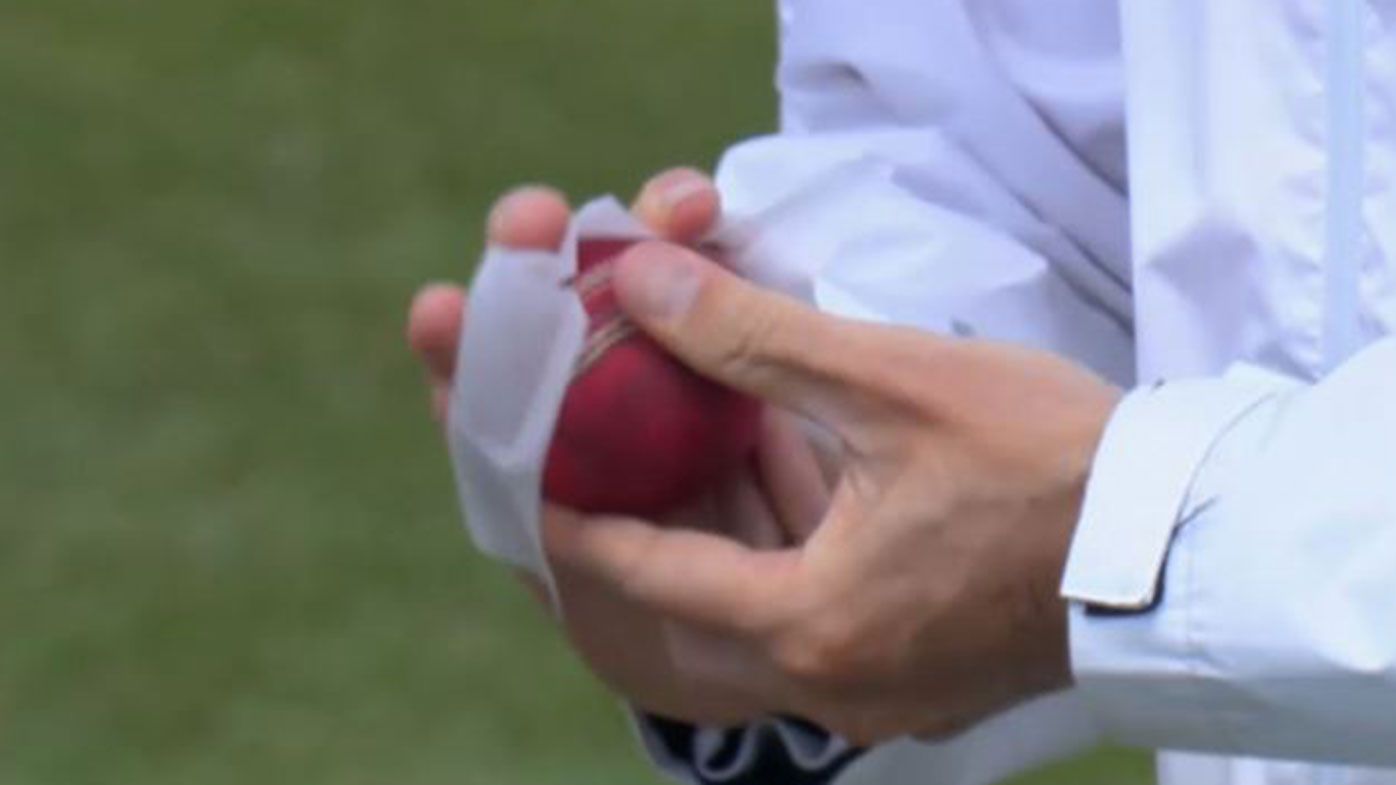Umpires were forced to disinfect the ball after saliva was used by England&#x27;s Dom Sibley.