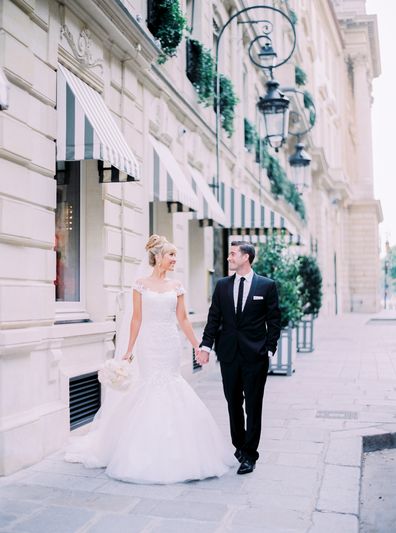 My Wedding Day Paris bride Lisa