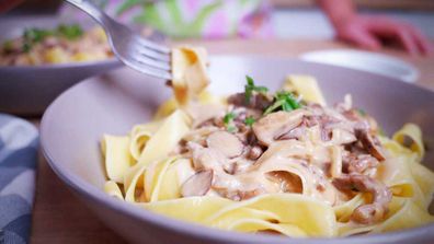 Beef stroganoff that's easy enough to make tonight