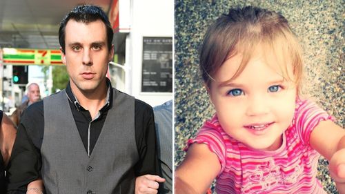 'Cruel and callous' Brisbane dad jailed for nine years over three-year-old daughter's death