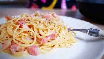 Four ingredient no-cream carbonara