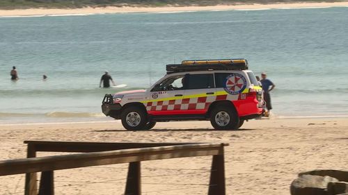 A man in his 70s has died at a beach on the New South Wales mid north coast.
