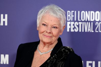 Dame Judi Dench at the premiere of the film 'Allelujah' during the 2022 London Film Festival in London, Sunday, Oct. 9, 2022.