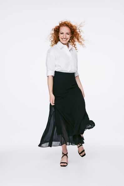 Emma Watkins for the Witchery White Shirt Campaign 2023.