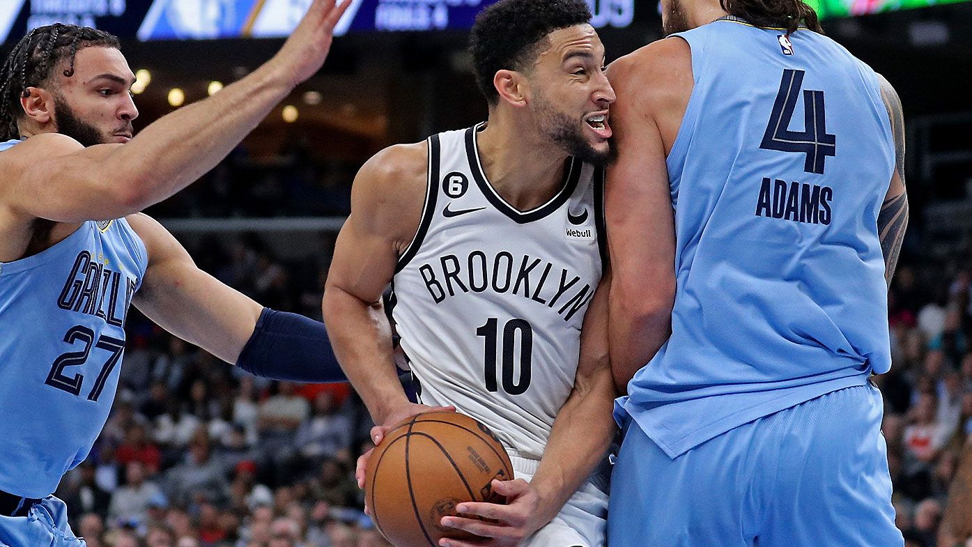 Brooklyn Nets star Ben Simmons in action
