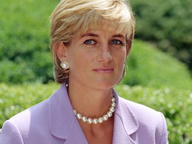 Princess Diana at the Red Cross Headquarters in Washington in 1997.