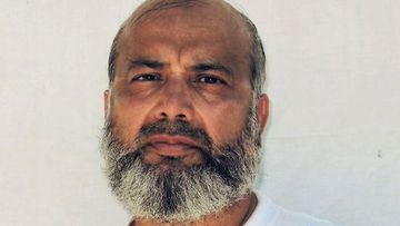 This undated image provided by the counsel to Saifullah Paracha shows Paracha at the Guantanamo Bay detention centre.