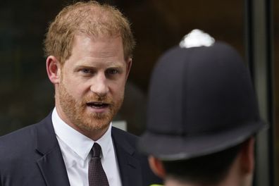 Prince Harry leaves the High Court after giving evidence in London, Tuesday, June 6, 2023. 