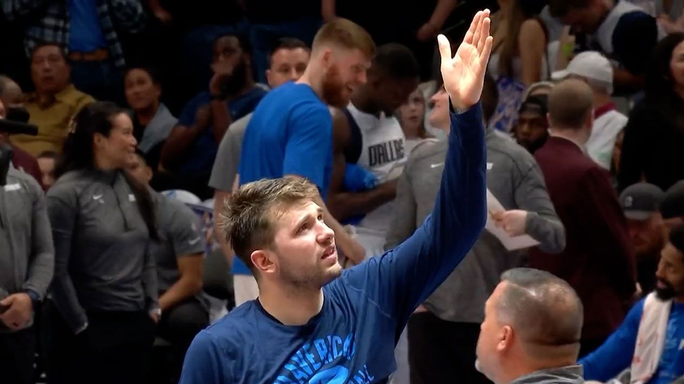 Luka Doncic and Dallas Mavericks avoid sweep despite bizarre stoppage in NBA playoff game