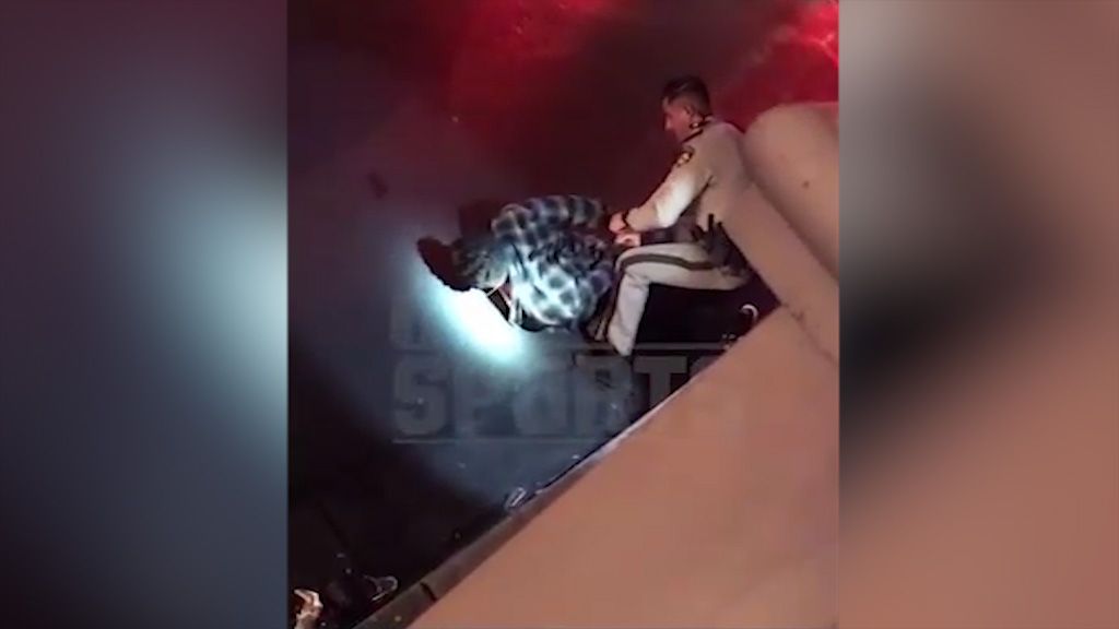 NFL superstar cuffed by police outside nightclub 