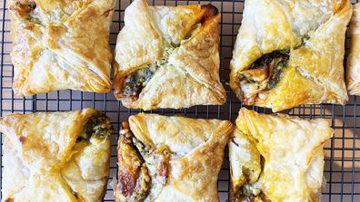 Puff pastry parcels are easy and tasty