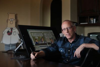 Cartoonist Scott Adams, the creator the Dilbert comic series