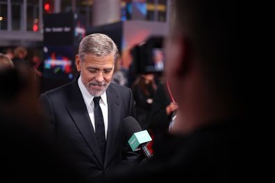 George Clooney talking to 9Honey Celebrity