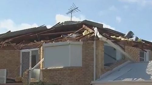 A wild storm that swept through parts of Western Australia tore the roof off the home of Two Rock's resident Mike Baker.