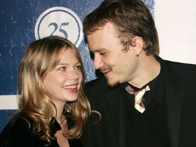 Michelle Williams and Heath Ledger attend the Independent Feature Project's 15th Annual Gotham Awards in 2005 in New York City.