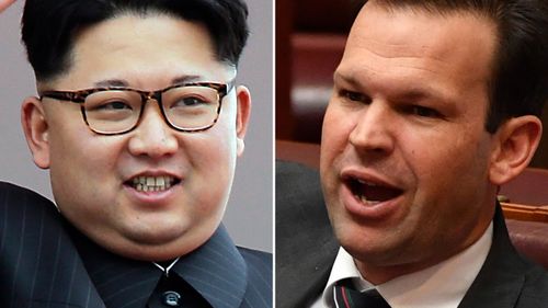 Kim Jong-Un and Matt Canavan. (AAP)