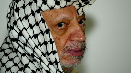 Yasser Arafat pictured in 2004. (AAP)