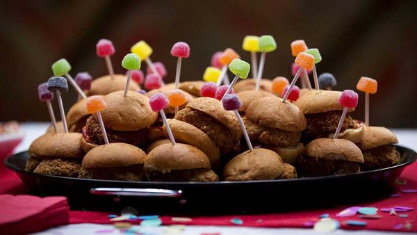 Shahrouk's Chicken Brussels sprout sliders