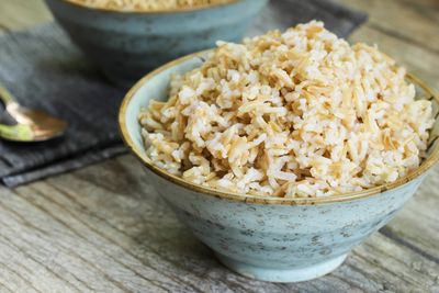 Microwaveable rice
