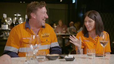 Jolene struggles to eat her winners dinner with Scotty